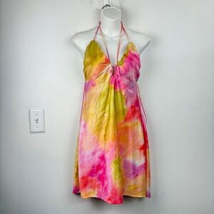 🦋Dynamite Ombre Satin Strappy Dress